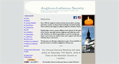 Desktop Screenshot of anglican-lutheran-society.org