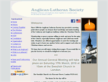 Tablet Screenshot of anglican-lutheran-society.org